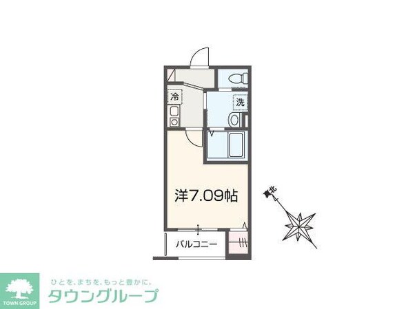 MELDIA大袋の物件間取画像
